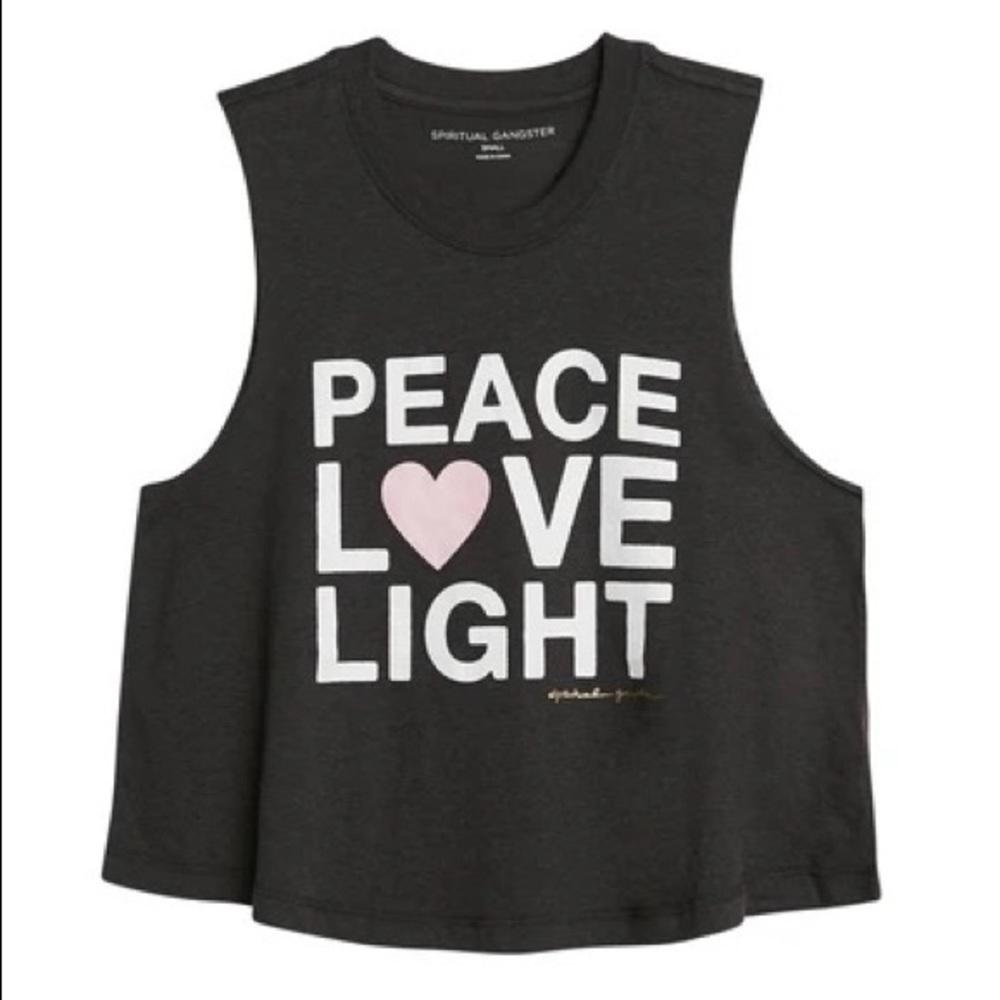 NWT spiritual gangster crop tank